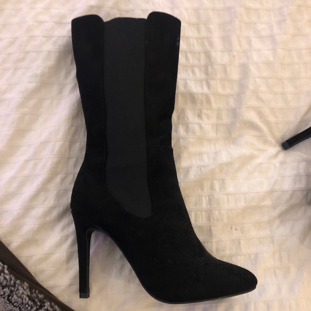 Black High Ankle Boot